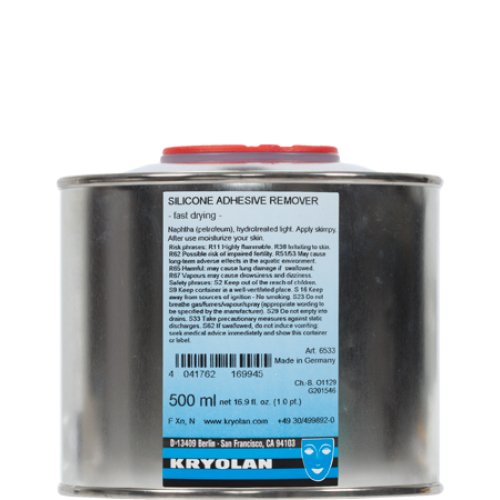 Kryolan Silicone Adhesive Remover 500ml (Kryolan Silicone Adhesive Remover 500ml)